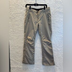 Obermeyer Beige tan neutral women’s fitted  Ski Pants